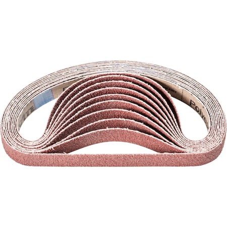 Coated Belt,Al/Oxd,3/4x18,36 Grit, Coated, 3/4 W, 18 L, 36 Grit, Aluminum Oxide